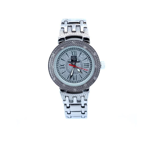 BOOK DIAMOND WATCH SILVER