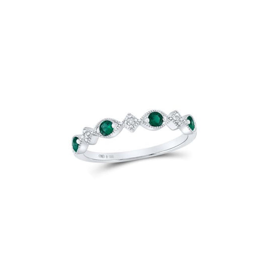 DULUTH EMERALD DIAMOND BAND