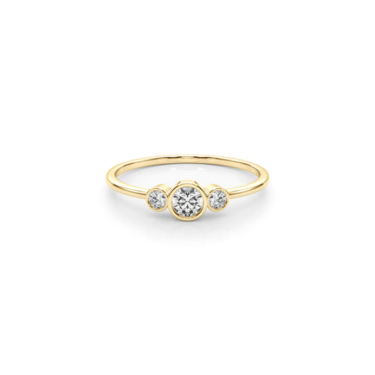 WOMAN DIAMOND RING YELLOW 