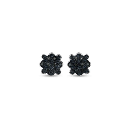 MINNE BLUE Diamond Earrings - MIKING LLC